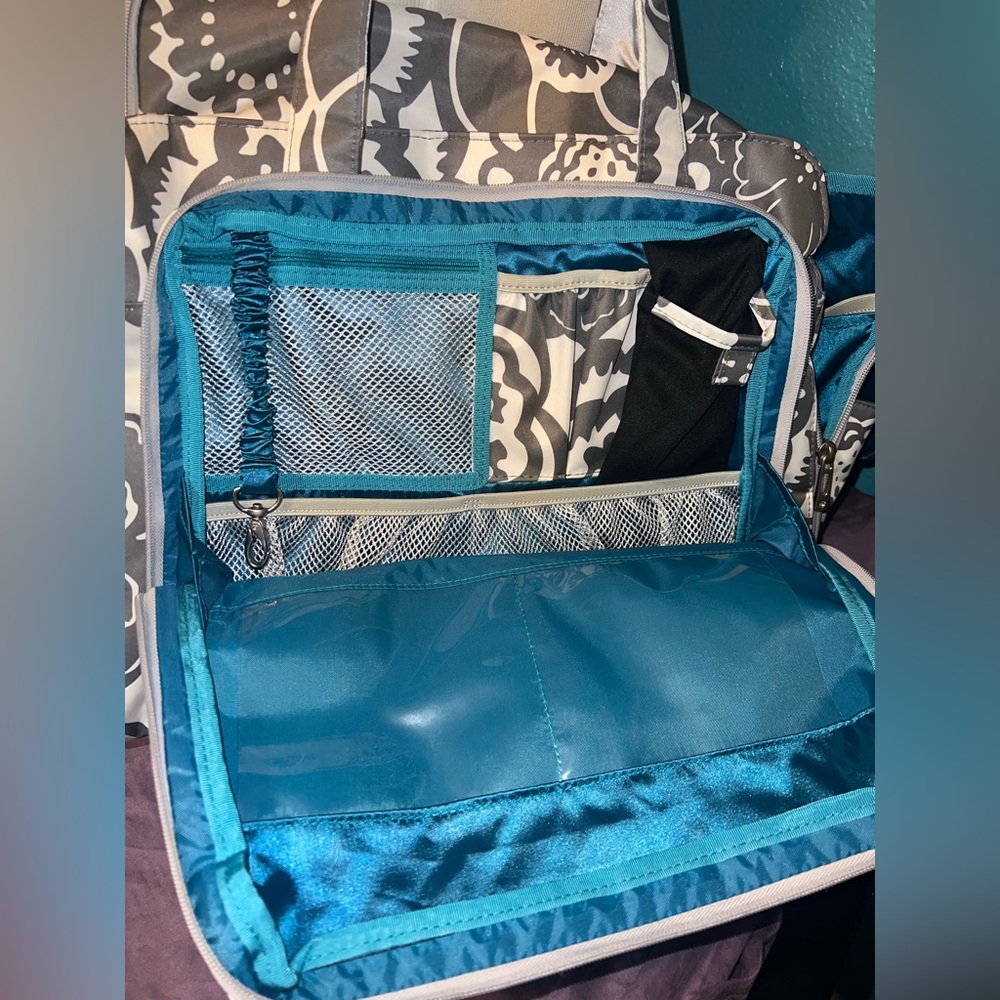 Juju be Be Prepared Frosted Blossoms Diaper Bag. Gorgeous, Excellent Preowned!🚼 - Picture 4 of 12